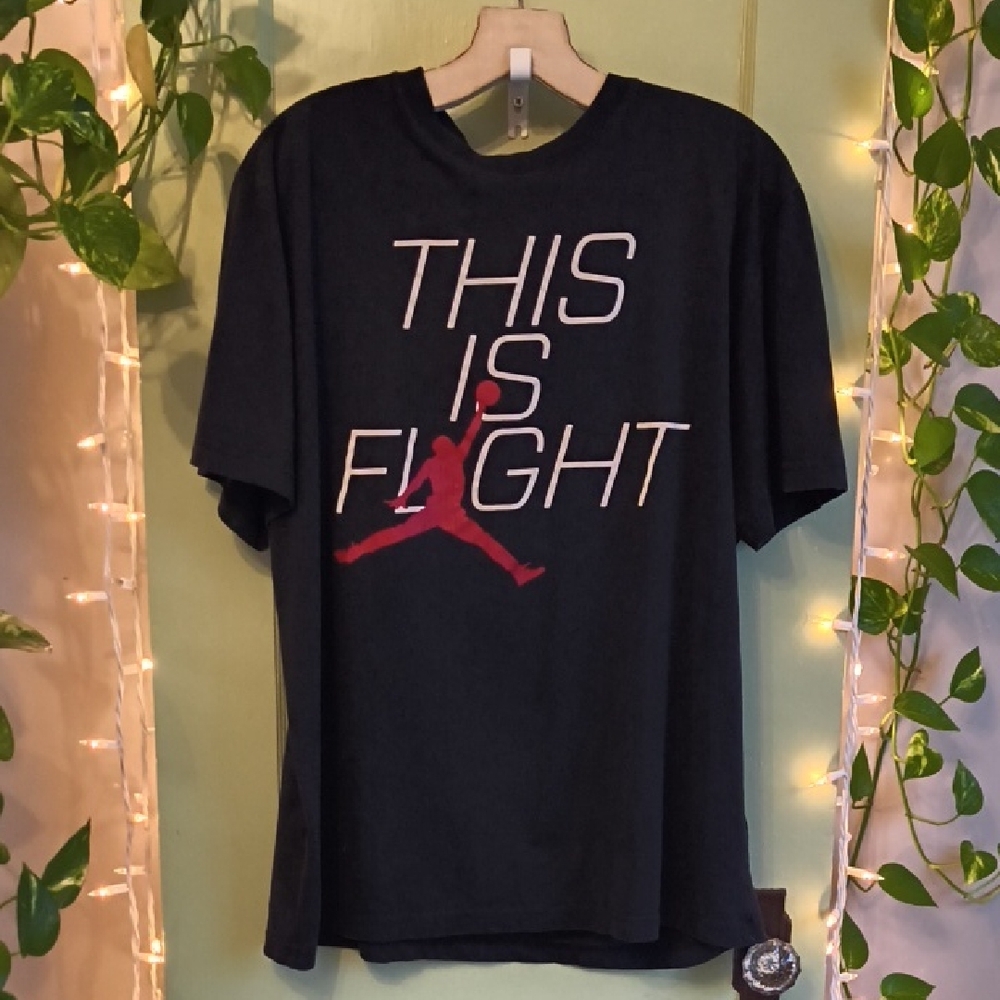 Men's Jordan This Is Flight Black Logo T-shirt XL